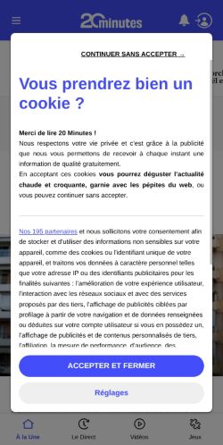 Screenshot of the audited page (Mobile 375×812)