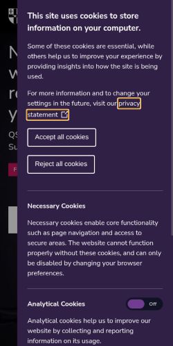 Screenshot of the audited page (Mobile 375×812)