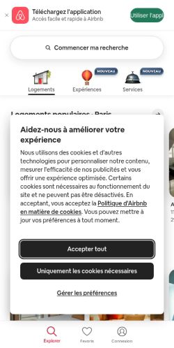 Screenshot of the audited page (Mobile 375×812)
