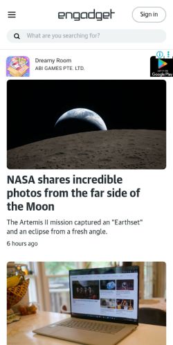 Screenshot of the audited page (Mobile 375×812)