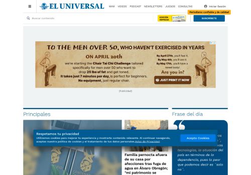 Screenshot of the audited page (Desktop 1440×900)