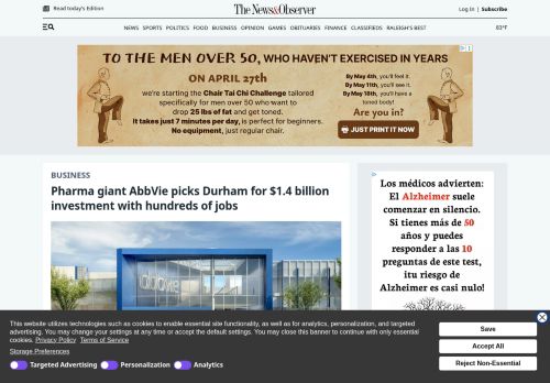 Screenshot of the audited page (Desktop 1440×900)