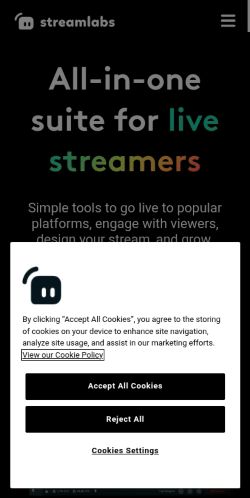 Screenshot of the audited page (Mobile 375×812)