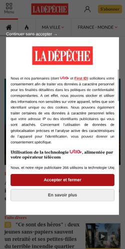 Screenshot of the audited page (Mobile 375×812)