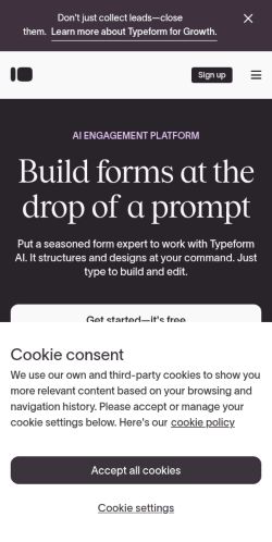 Screenshot of the audited page (Mobile 375×812)
