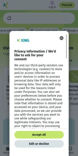 Screenshot of the audited page (Mobile 375×812)