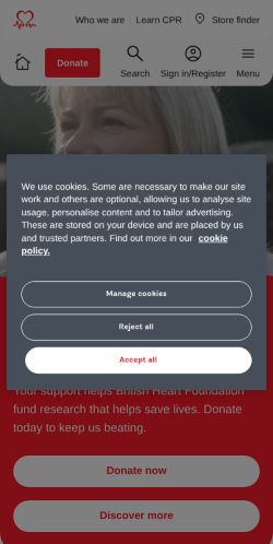 Screenshot of the audited page (Mobile 375×812)