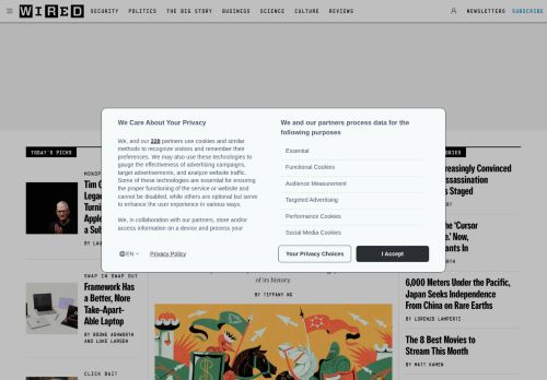 Screenshot of the audited page (Desktop 1440×900)