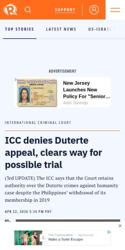 Screenshot of the audited page (Mobile 375×812)