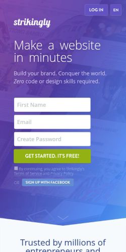 Screenshot of the audited page (Mobile 375×812)