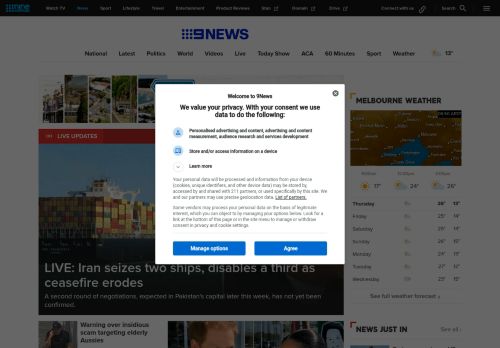 Screenshot of the audited page (Desktop 1440×900)