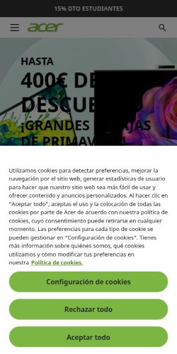 Screenshot of the audited page (Mobile 375×812)