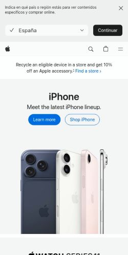 Screenshot of the audited page (Mobile 375×812)