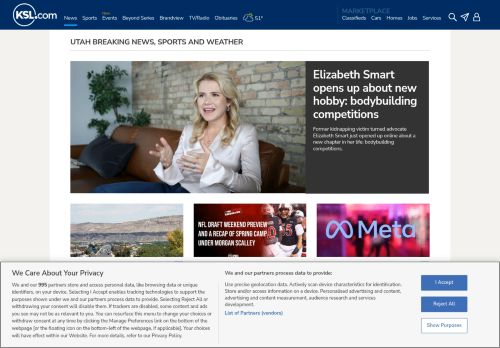 Screenshot of the audited page (Desktop 1440×900)