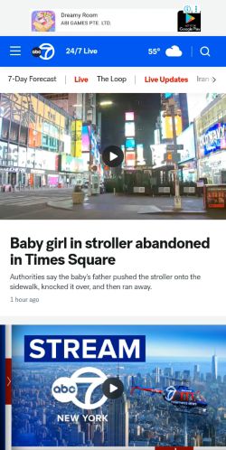 Screenshot of the audited page (Mobile 375×812)