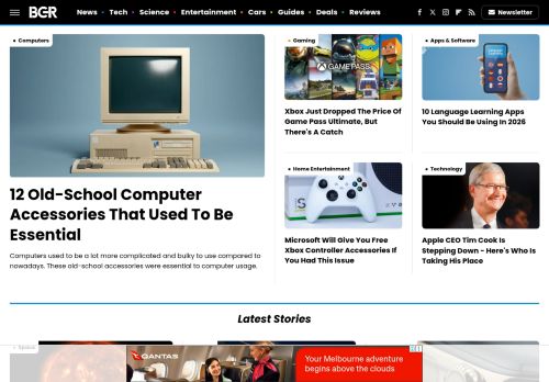 Screenshot of the audited page (Desktop 1440×900)