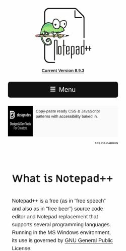 Screenshot of the audited page (Mobile 375×812)