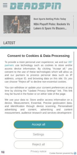 Screenshot of the audited page (Mobile 375×812)
