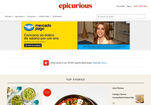 Screenshot of the audited page (Desktop 1440×900)