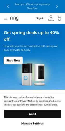 Screenshot of the audited page (Mobile 375×812)