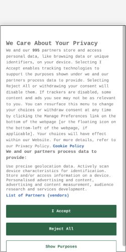 Screenshot of the audited page (Mobile 375×812)