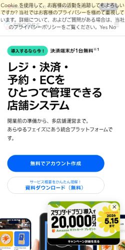 Screenshot of the audited page (Mobile 375×812)
