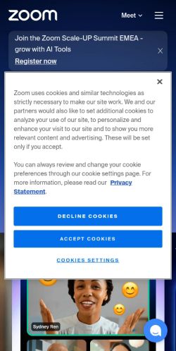 Screenshot of the audited page (Mobile 375×812)