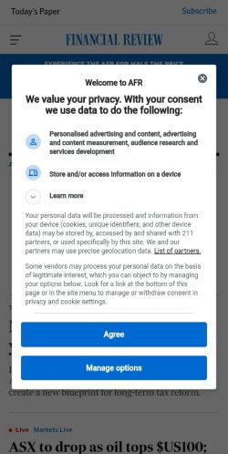 Screenshot of the audited page (Mobile 375×812)