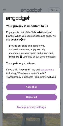 Screenshot of the audited page (Mobile 375×812)