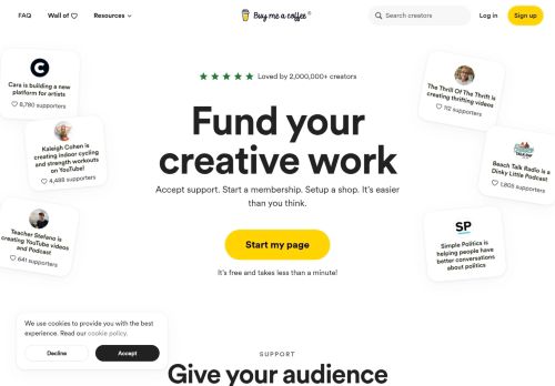 Screenshot of the audited page (Desktop 1440×900)