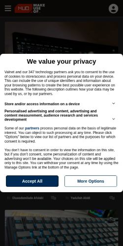 Screenshot of the audited page (Mobile 375×812)