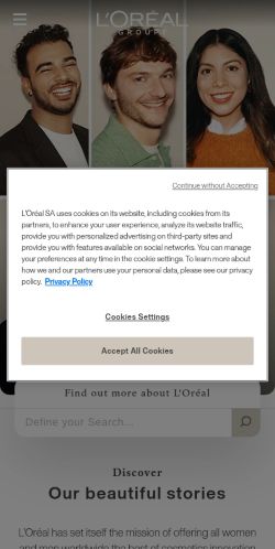 Screenshot of the audited page (Mobile 375×812)