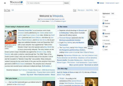 Screenshot of the audited page (Desktop 1440×900)