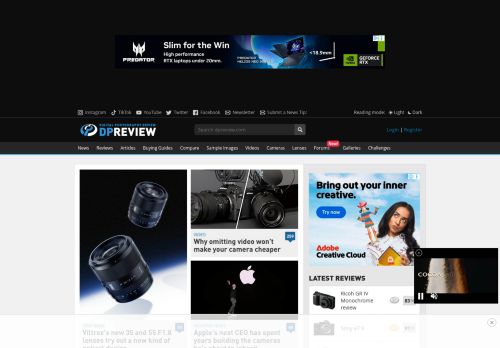 Screenshot of the audited page (Desktop 1440×900)