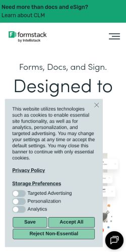 Screenshot of the audited page (Mobile 375×812)