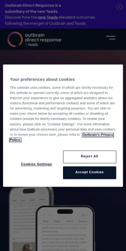 Screenshot of the audited page (Mobile 375×812)