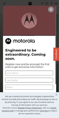 Screenshot of the audited page (Mobile 375×812)