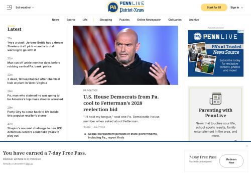 Screenshot of the audited page (Desktop 1440×900)