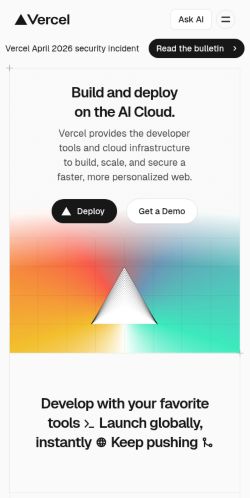 Screenshot of the audited page (Mobile 375×812)