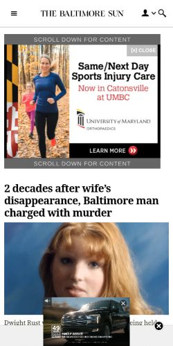 Screenshot of the audited page (Mobile 375×812)