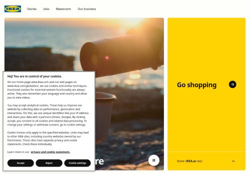 Screenshot of the audited page (Desktop 1440×900)