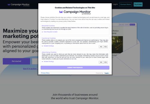 Screenshot of the audited page (Desktop 1440×900)