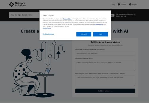 Screenshot of the audited page (Desktop 1440×900)