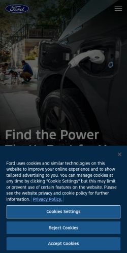 Screenshot of the audited page (Mobile 375×812)