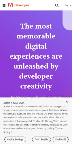 Screenshot of the audited page (Mobile 375×812)