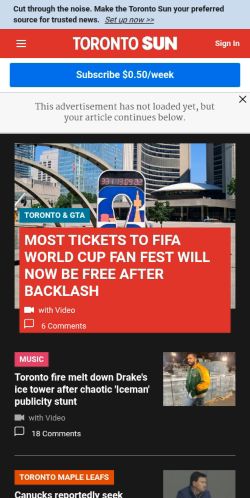 Screenshot of the audited page (Mobile 375×812)