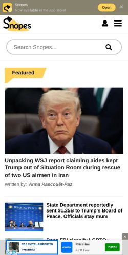 Screenshot of the audited page (Mobile 375×812)