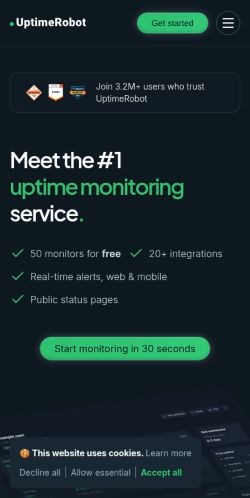 Screenshot of the audited page (Mobile 375×812)