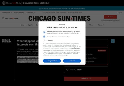 Screenshot of the audited page (Desktop 1440×900)