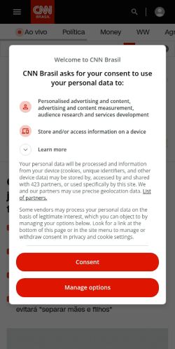 Screenshot of the audited page (Mobile 375×812)